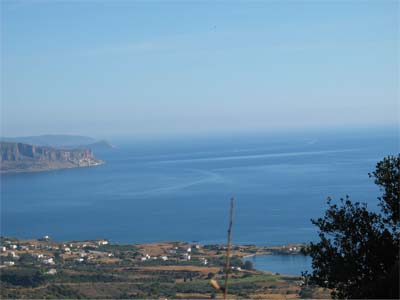 blick von der k�ste aufs meer